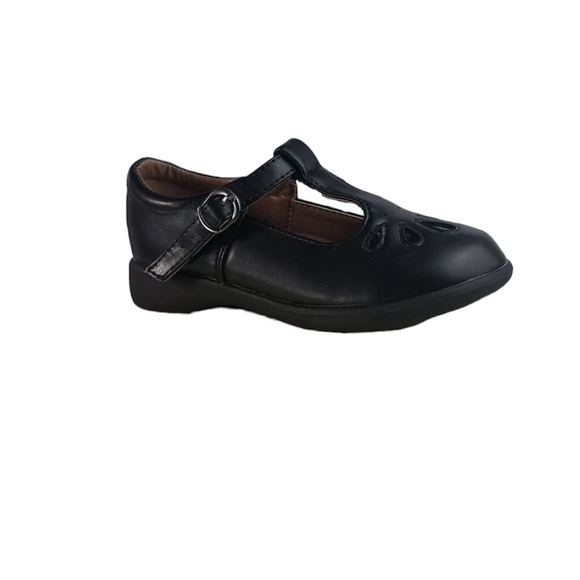 SCHOOL RIDER JACKIE School Shoes Girl Black Size 8 Metal pin closure - Picture 4 of 12